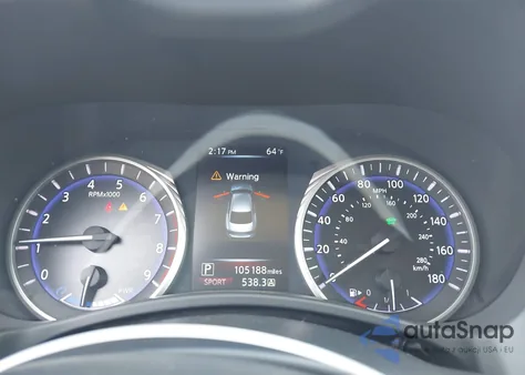 2015 Infiniti Q50 Hybrid Premium/Sport из США, поврежденный, VIN JN1AV7AR9FM850824